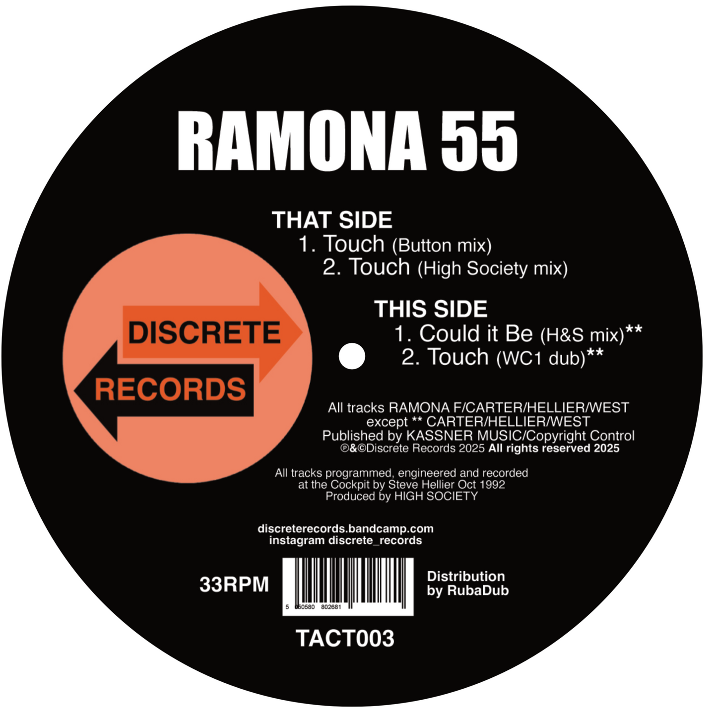 Ramona 55 - Touch EP