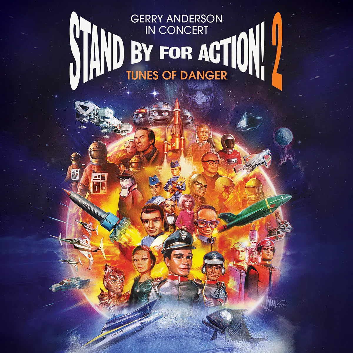 Carrot Productions' Hackenbacker Orchestra & George Morton - Stand By For Action! 2: Tunes Of Danger [CD]