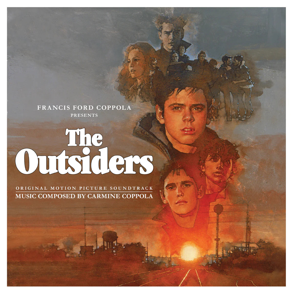 Carmine Coppola - The Outsiders - Original Film Soundtrack [2LP Sky Blue/Sunset Orange Coloured Vinyl]