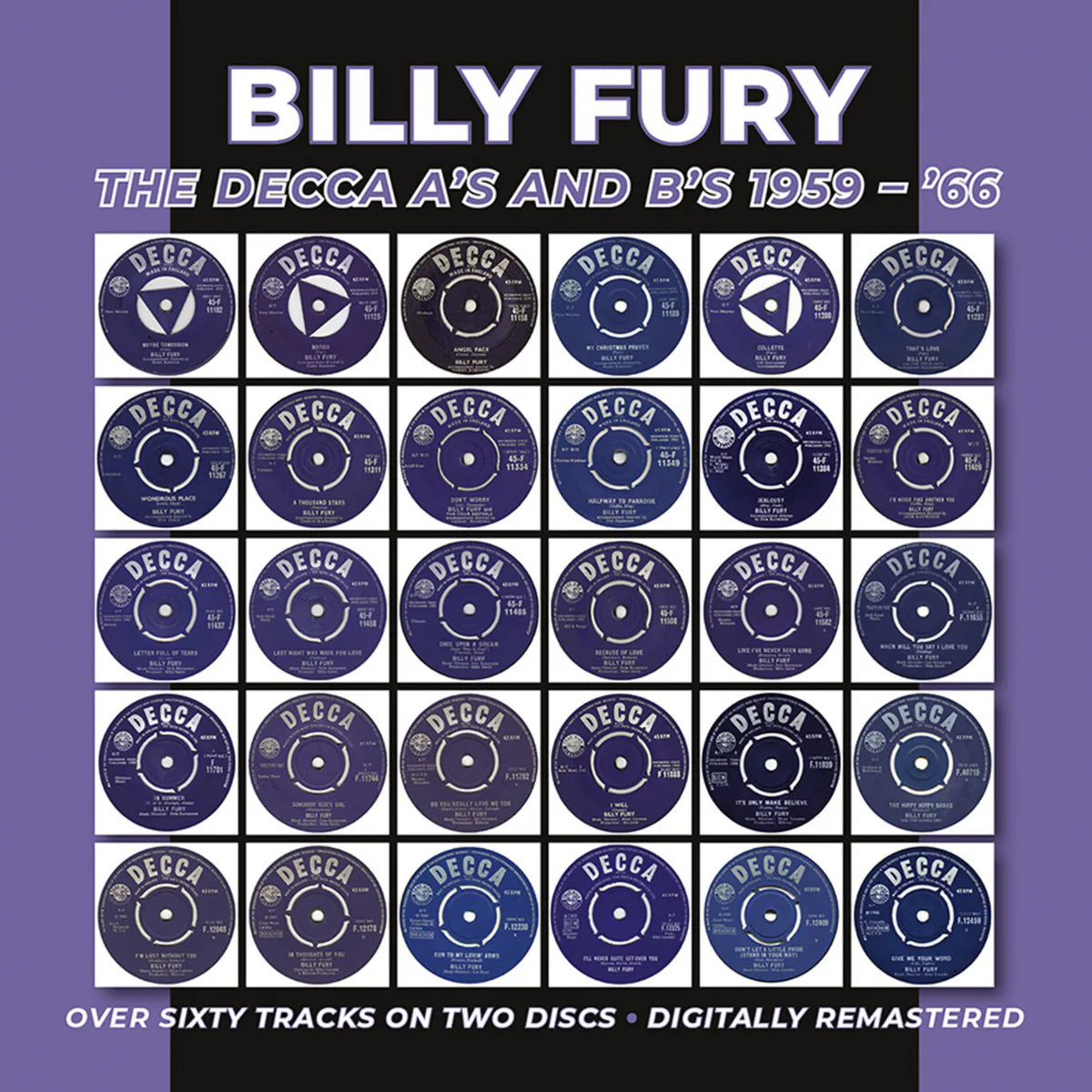 Billy Fury - The Decca A's and B's 1959 - '66 [2CD Set]