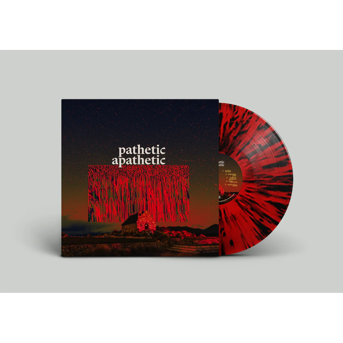 Indoor Pets - Pathetic Apathetic	[LP Black and Red splatter in Gatefold Sleeve]