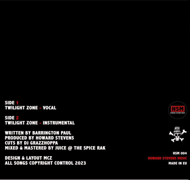 RAMSON BADBONEZ - TWILIGHT ZONE [7" Vinyl]