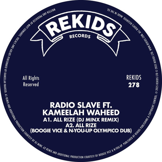 Radio Slave ft. Kameelah Waheed - All Rize (Remixes II)