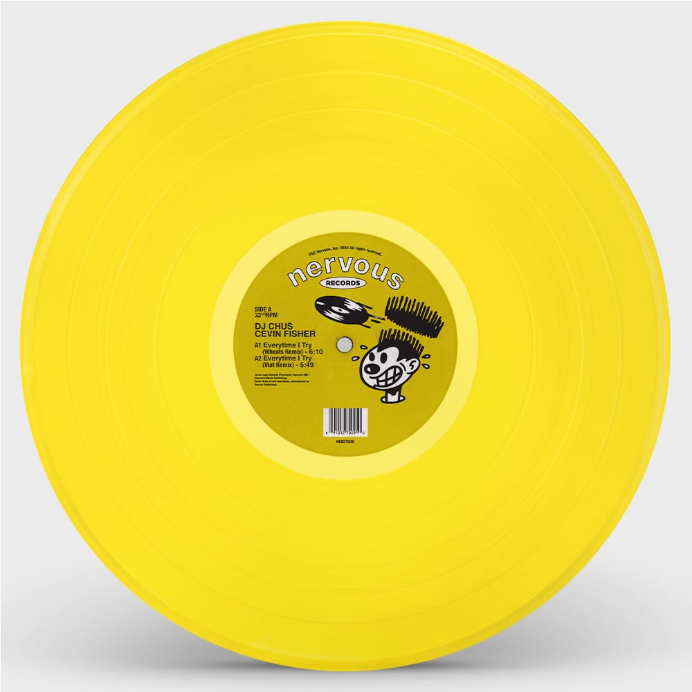 DJ Chus, Cevin Fisher - Every Time I Try (Remixes) [Yellow Coloured Vinyl] (ONE PER PERSON)