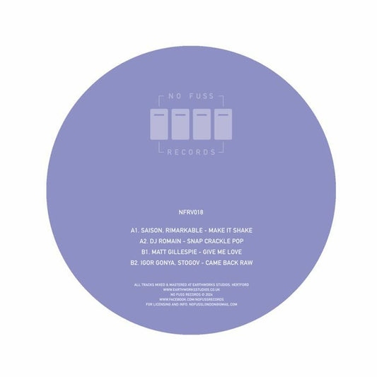 SAISON / RIMARKABLE / MATT GILLESPIE / DJ ROMAIN / IGOR GONYA / STOGOV - NFRV 018