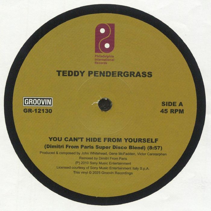 TEDDY PENDERGRASS - You Can't Hide From Yourself / The More I Get, The More I Want (Dimitri From Paris Remixes)