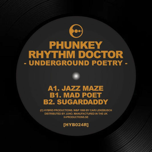 PHUNKEY RHYTHM DOCTOR aka CARI LEKEBUSCH - Underground Poetry (reissue)