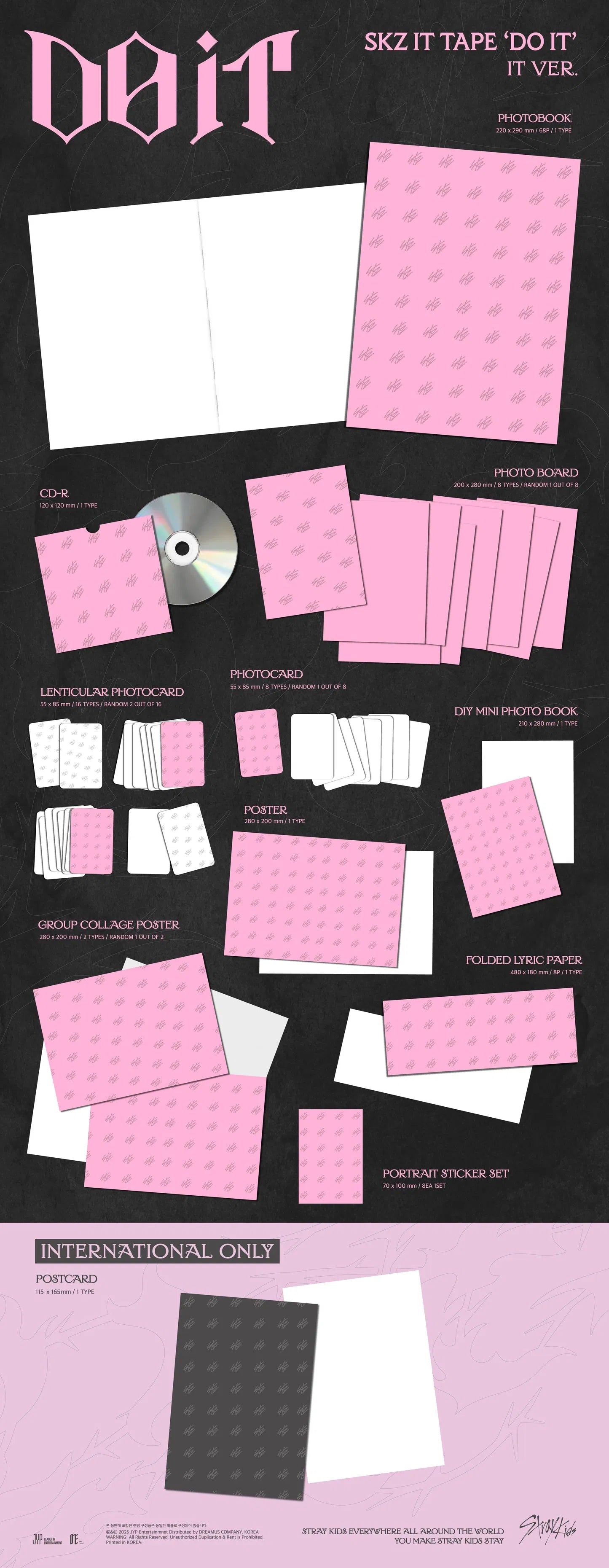 Stray Kids - SKZ IT TAPE 'DO IT' [CD (IT VER.)]