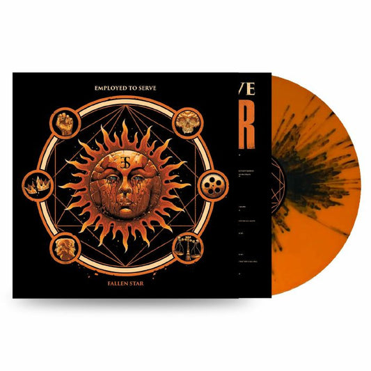 Employed To Serve - Fallen Star [Orange base with black splatter vinyl]