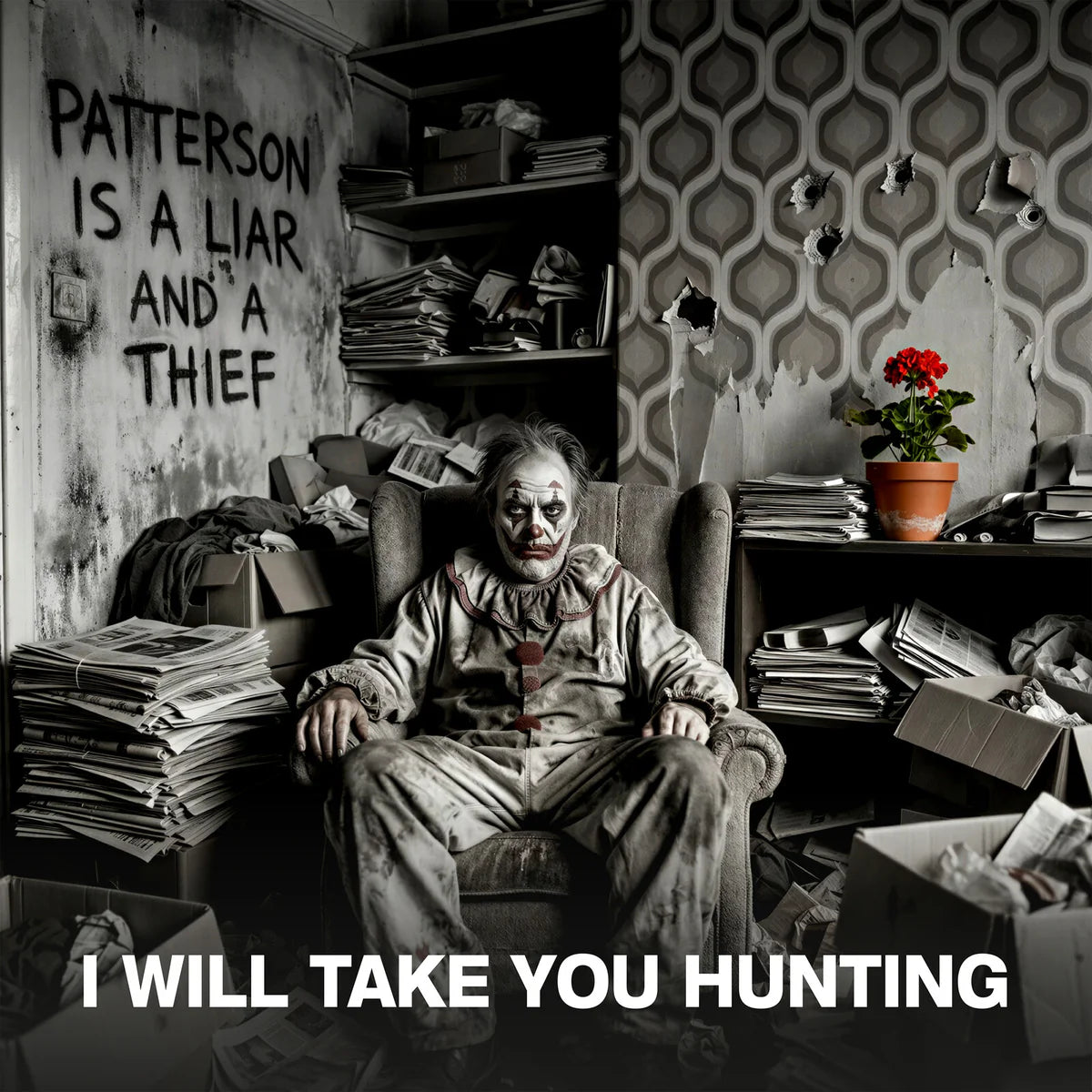I Will Take You Hunting - Patterson is a Liar and a Thief [Geranium Red]