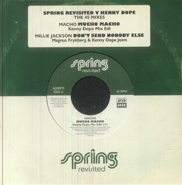 MACHO/MILLIE JACKSON - Spring Revisited vs Kenny Dope:The 45 Remixes [7" Vinyl]