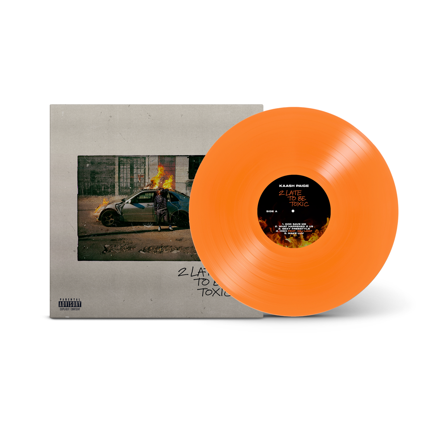 Kaash Paige - 2 Late To Be Toxic [Translucent Orange Crush Colour LP]
