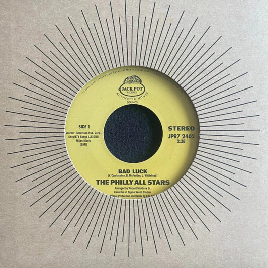 The Philly All Stars - Bad Luck [7" Vinyl]