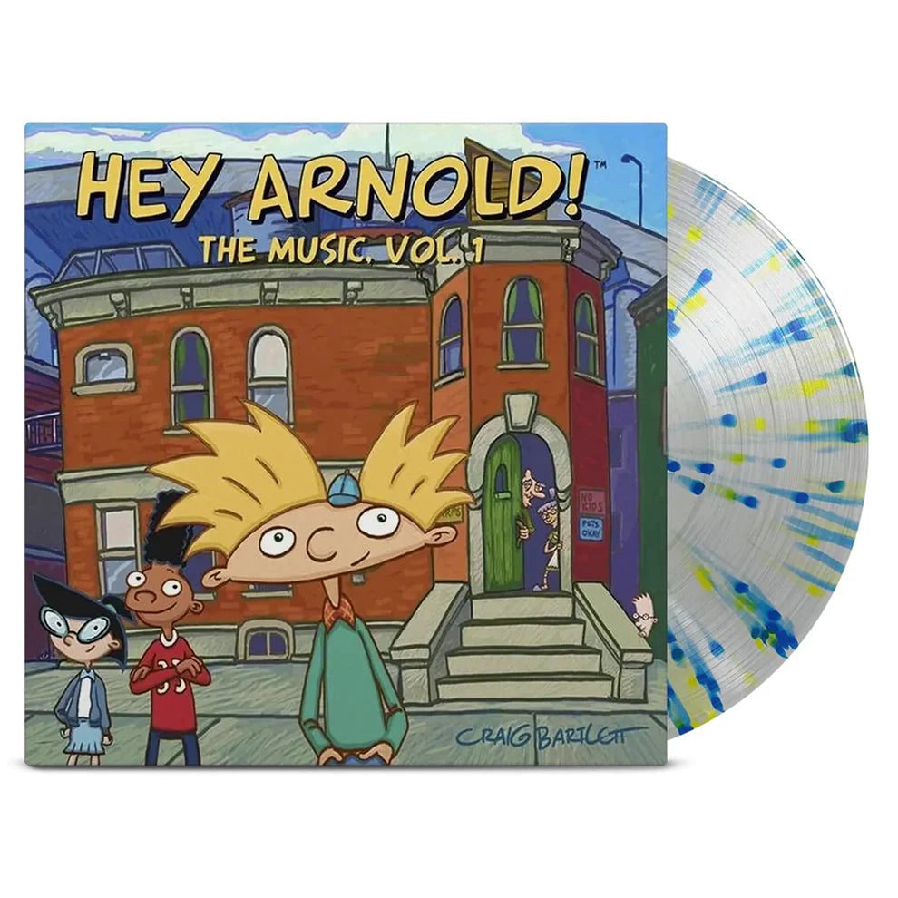 OST - Hey Arnold Vol 1 (1LP/Clear with Blue&Yellow Splatter)