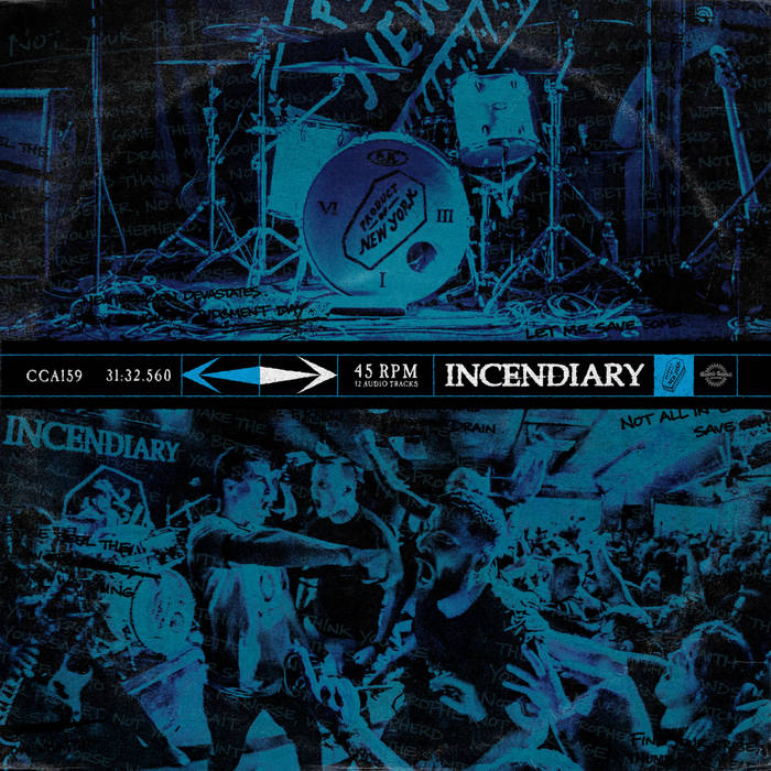 Incendiary - Product Of New York [clear w/ Cyan Marble]