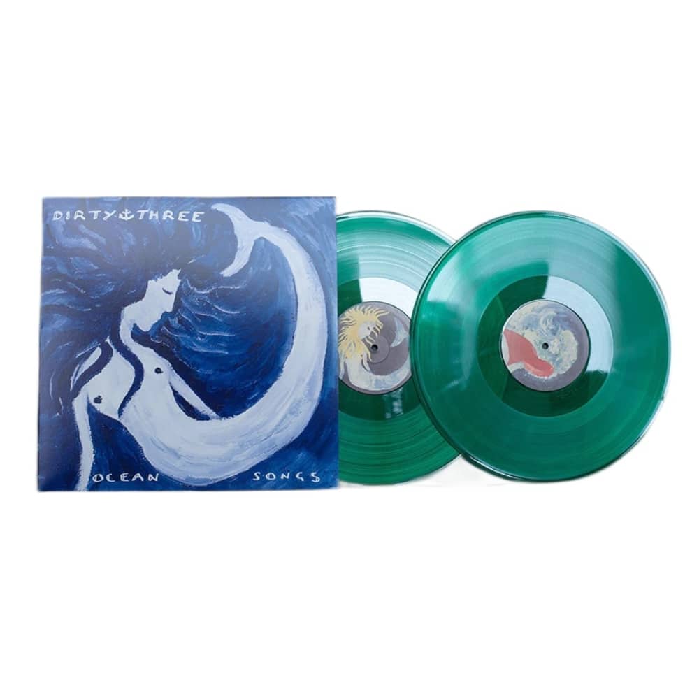 DIRTY THREE - OCEAN SONGS (TRANSPARENT GREEN 2LP)