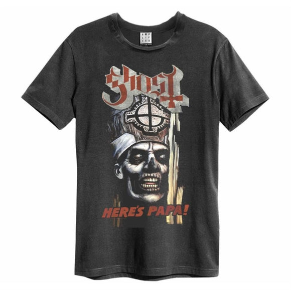 GHOST - Here's Papa T-Shirt (Charcoal)
