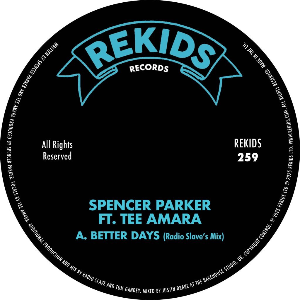 Spencer Parker ft. Tee Amara - Better Days (Incl. Radio Slave Remix)