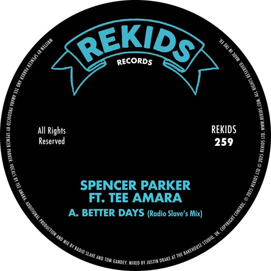 Spencer Parker ft. Tee Amara - Better Days (Incl. Radio Slave Remix)