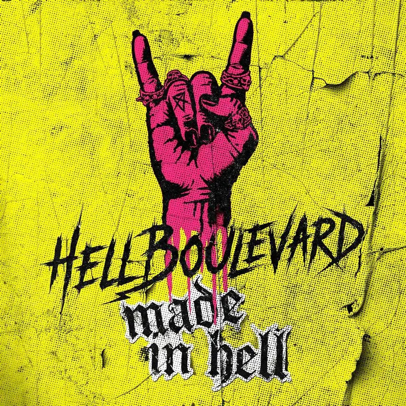 Hell Boulevard - Made In Hell [Neon Yellow with Pink Splatter Vinyl]
