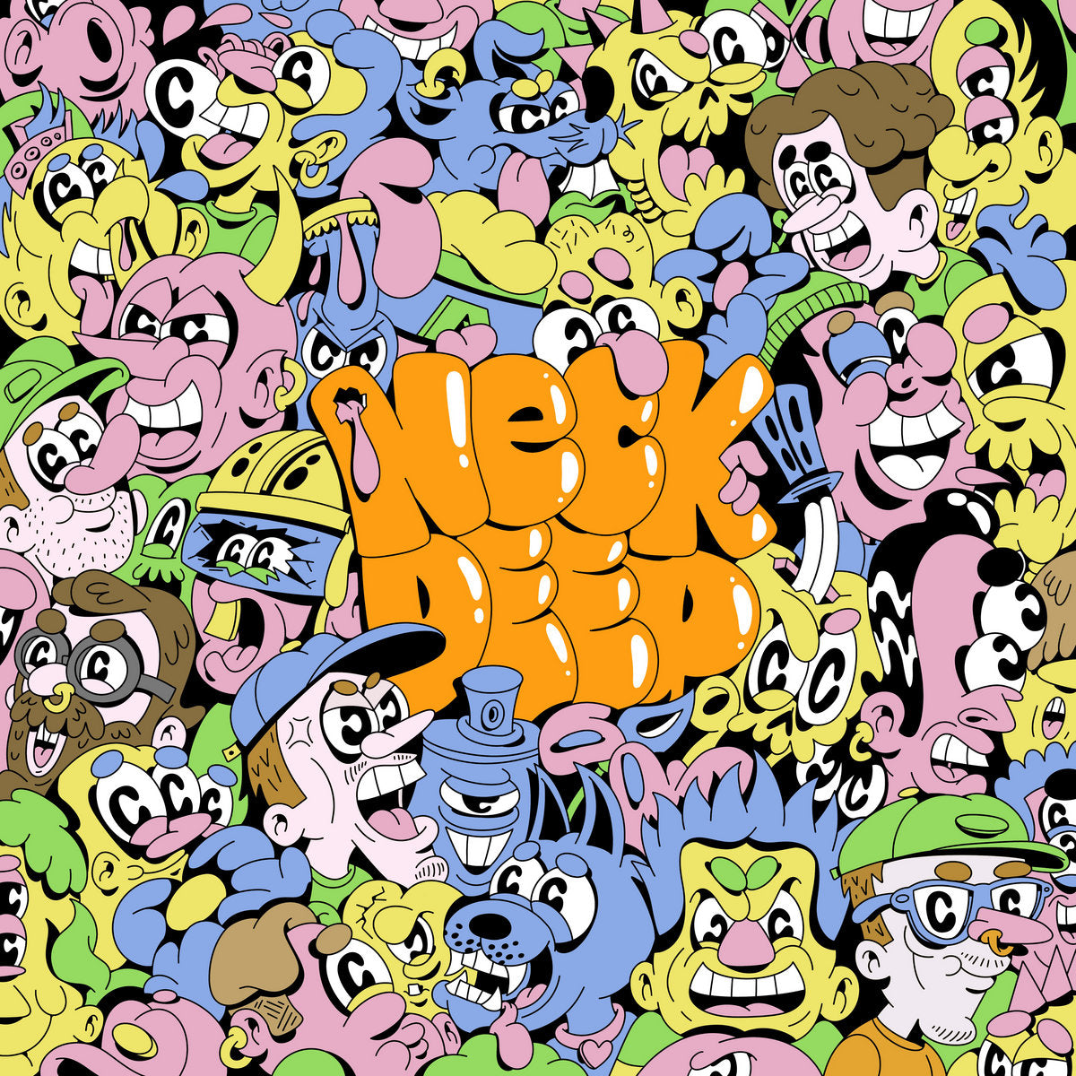 Neck Deep - Neck Deep [Clear with red, blue, yellow splatter coloured vinyl]