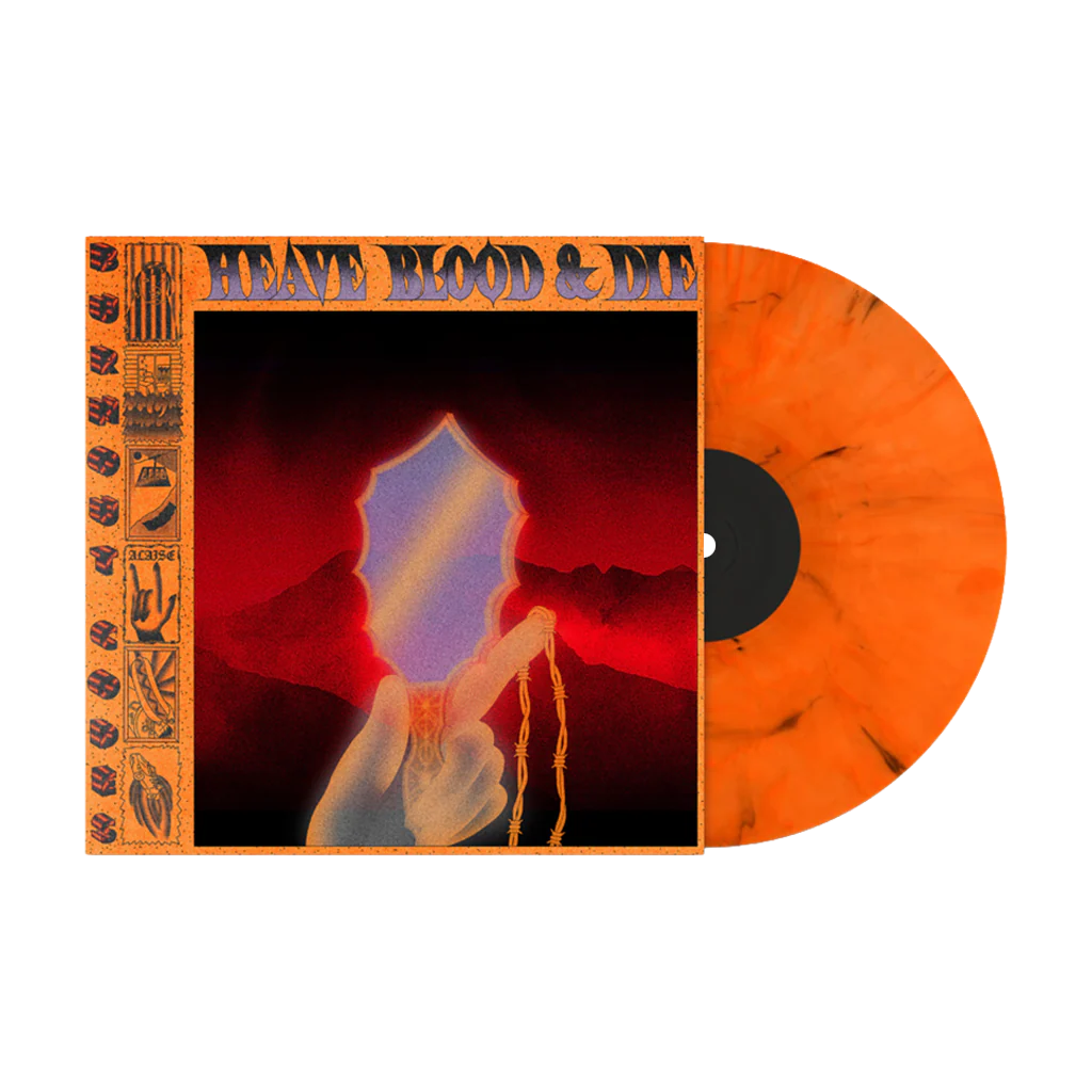 Heave Blood & Die - Burnout Codes [Translucent marble orange coloured vinyl]