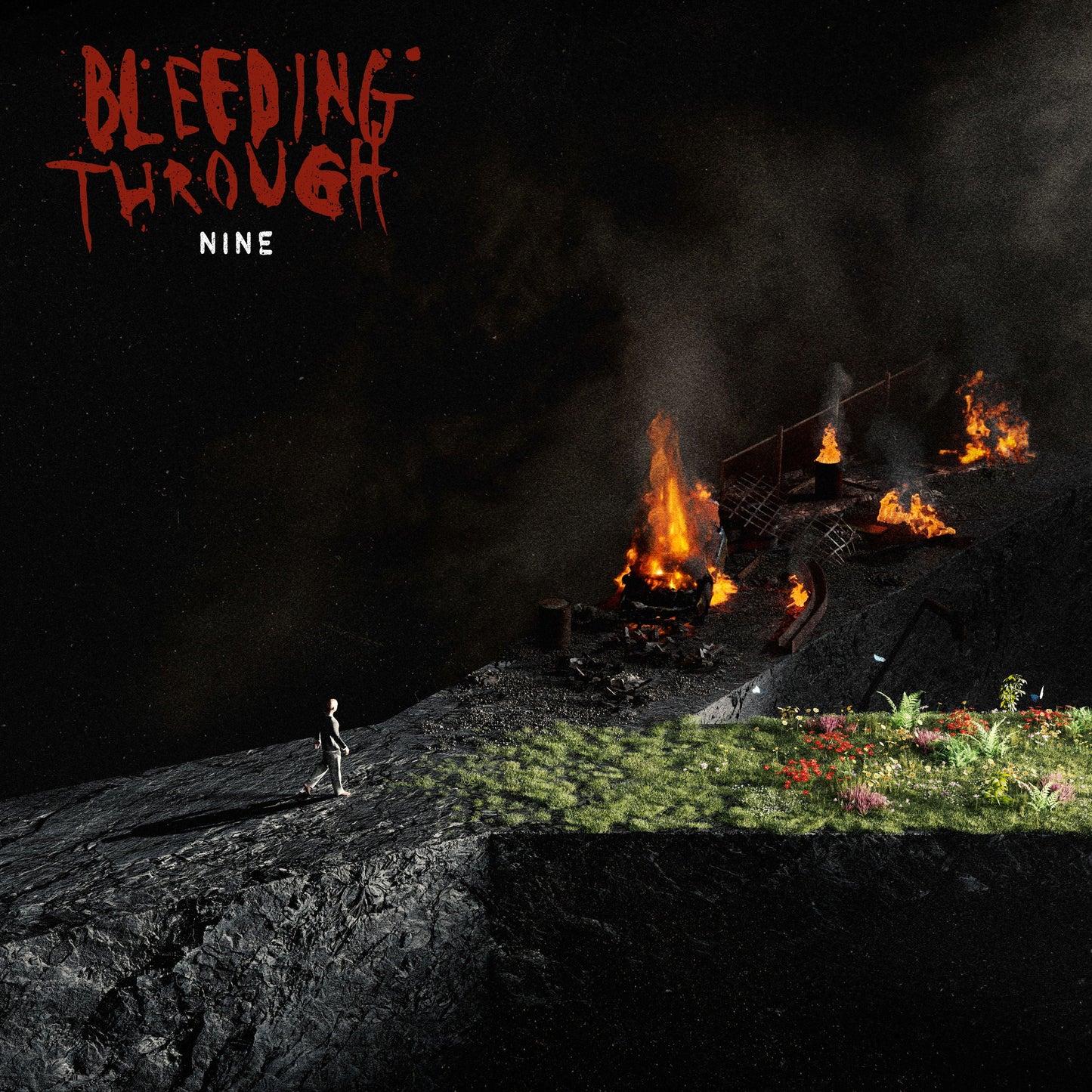 Bleeding Through - NINE [Ltd LP - Red with Black Smoke vinyl]