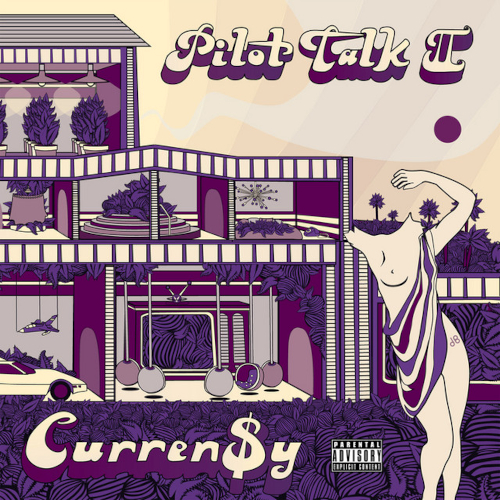Curren$y - Pilot Talk II [Purple, Black & White 3 Color A Side B Side Vinyl]