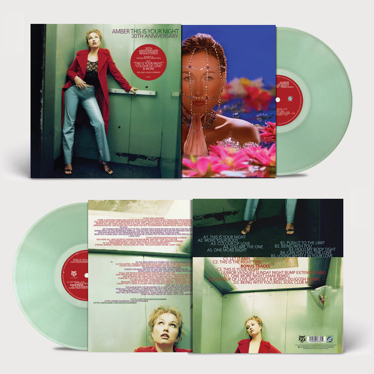 Amber - This is Your Night (30th Anniversary) [2LP vintage bottle green vinyl w/ sleeves/jacket]