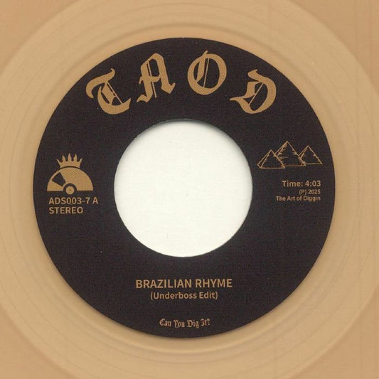 The UNDERBOSS - Brazilian Rhyme [gold vinyl 7"]