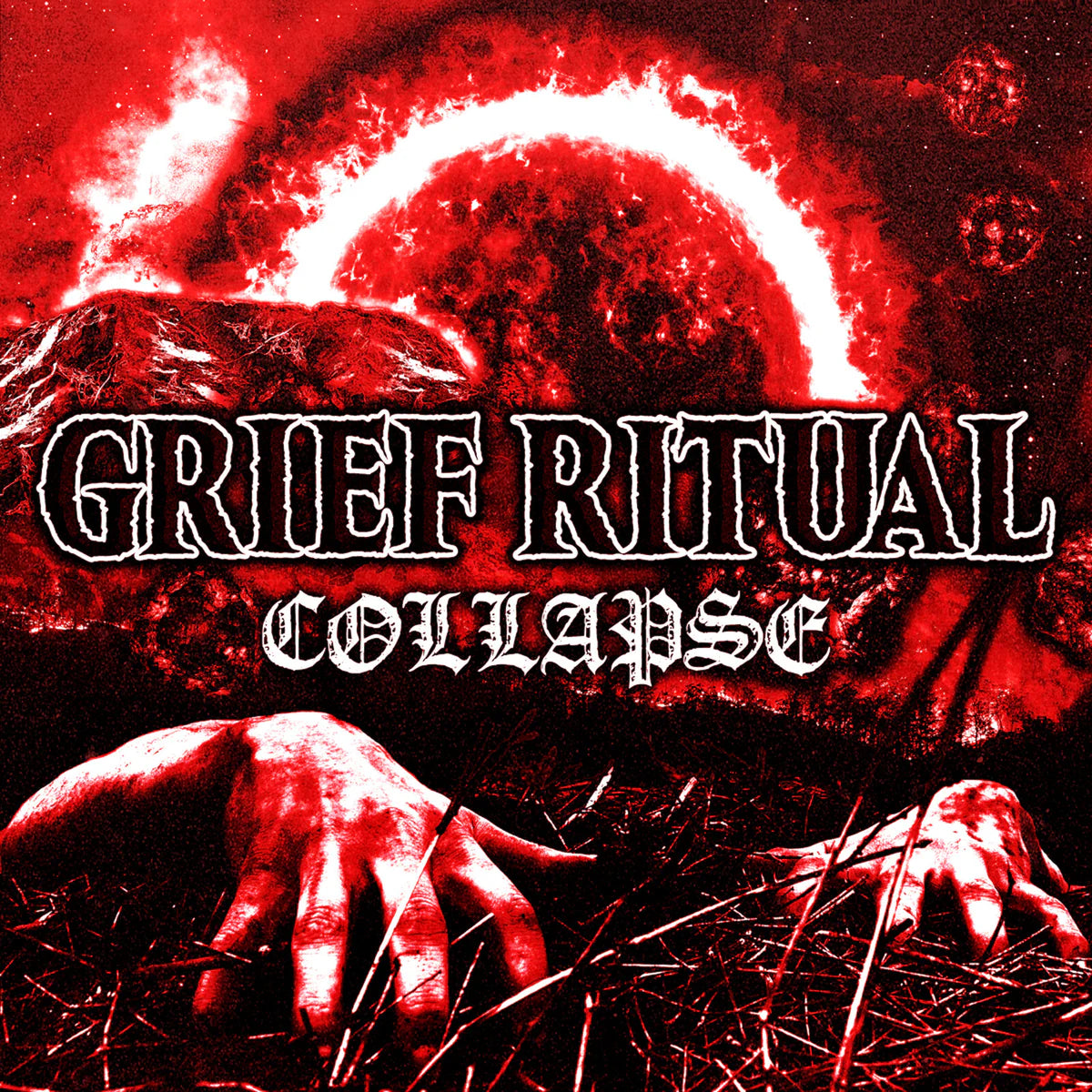 Grief Ritual - Collapse [Red and cream merge LP]