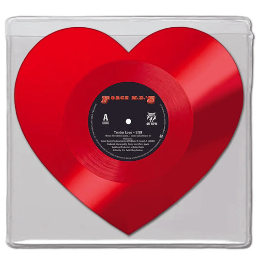 Force M.D.'s - Tender Love/Love is a House (Limited Edition) [7 Red, heart shaped vinyl]