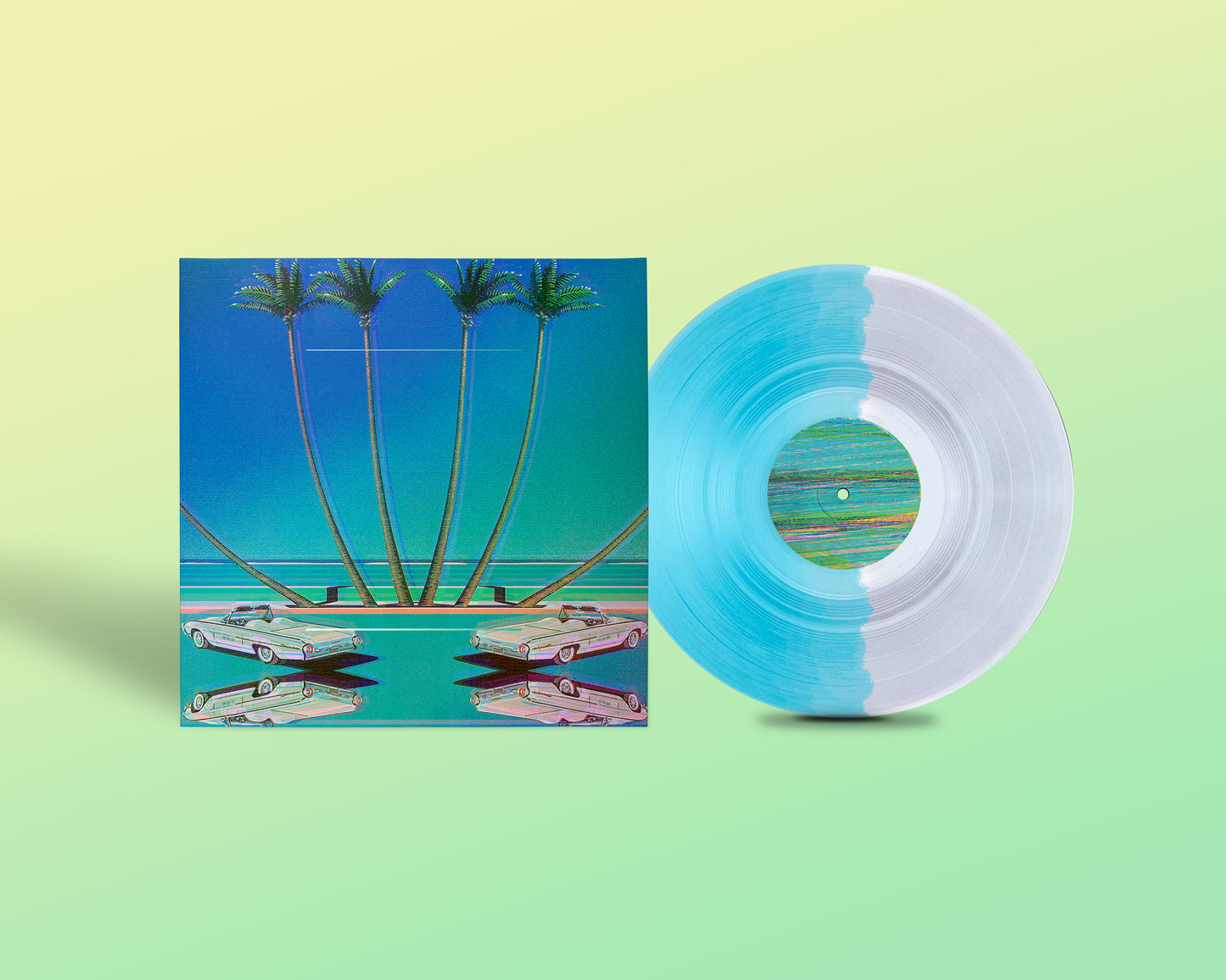 Disconscious - Hologram Plaza + 3 (10 years anniversary edition) [Split Cristal & Curacao Vinyl]