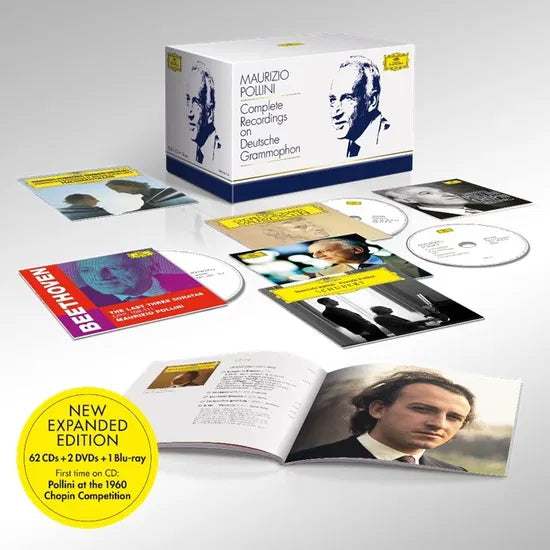 Maurizio Pollini - Complete Recordings on Deutsche Grammophon [Box Set - 62CD, 2DVD, 1BLURAY]