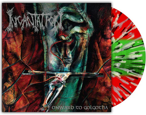 Incantation - Onward to Golgotha [Three Colour Stripe with Splatter Vinyl]