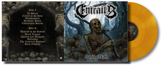 ENTRAILS - Raging Death [AMBER CRYSTAL LP]