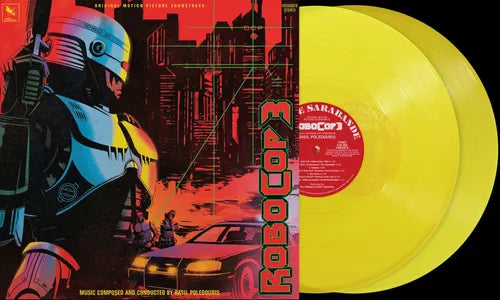BASIL POLEDOURIS - Robocop 3 - Original Soundtrack (Deluxe Edition) (Yellow Vinyl 2LP)