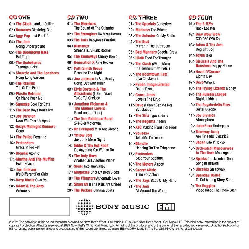 Various Artists - NOW That’s What I Call An Era: The Sound Of The Suburbs [4CD]