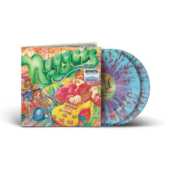 Various Artists - Nuggets: Original Artyfacts From The First Psychedelic Era (1965-1968), Vol. 2 [SYEOR 2024 Psycedelic Blue / Purple Splatter Vinyl 2LP]