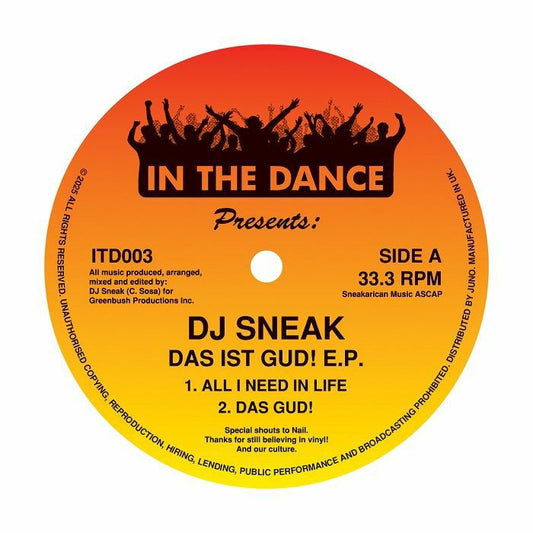 DJ SNEAK - Das Ist Gud! EP