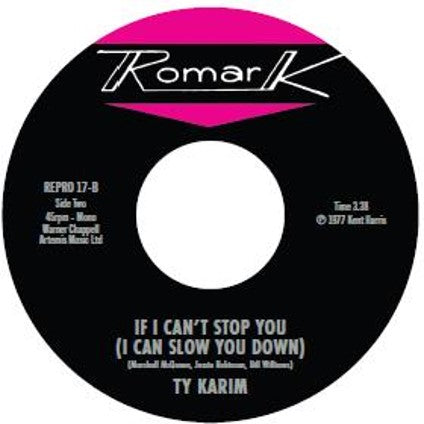TOWANA & THE TOTAL DESTRUCTION / TY KARIM - WEAR YOUR NATURAL, BABY  / IF I CAN'T STOP YOU (I CAN SLOW YOU DOWN) [7" Vinyl]