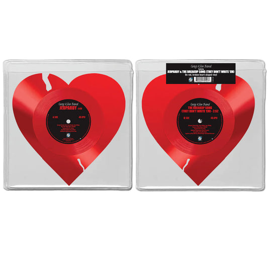 Greg Kihn Band - Jeopardy/The Breakup Song (They Don't Write 'Em) [7" red, cracked heart vinyl]