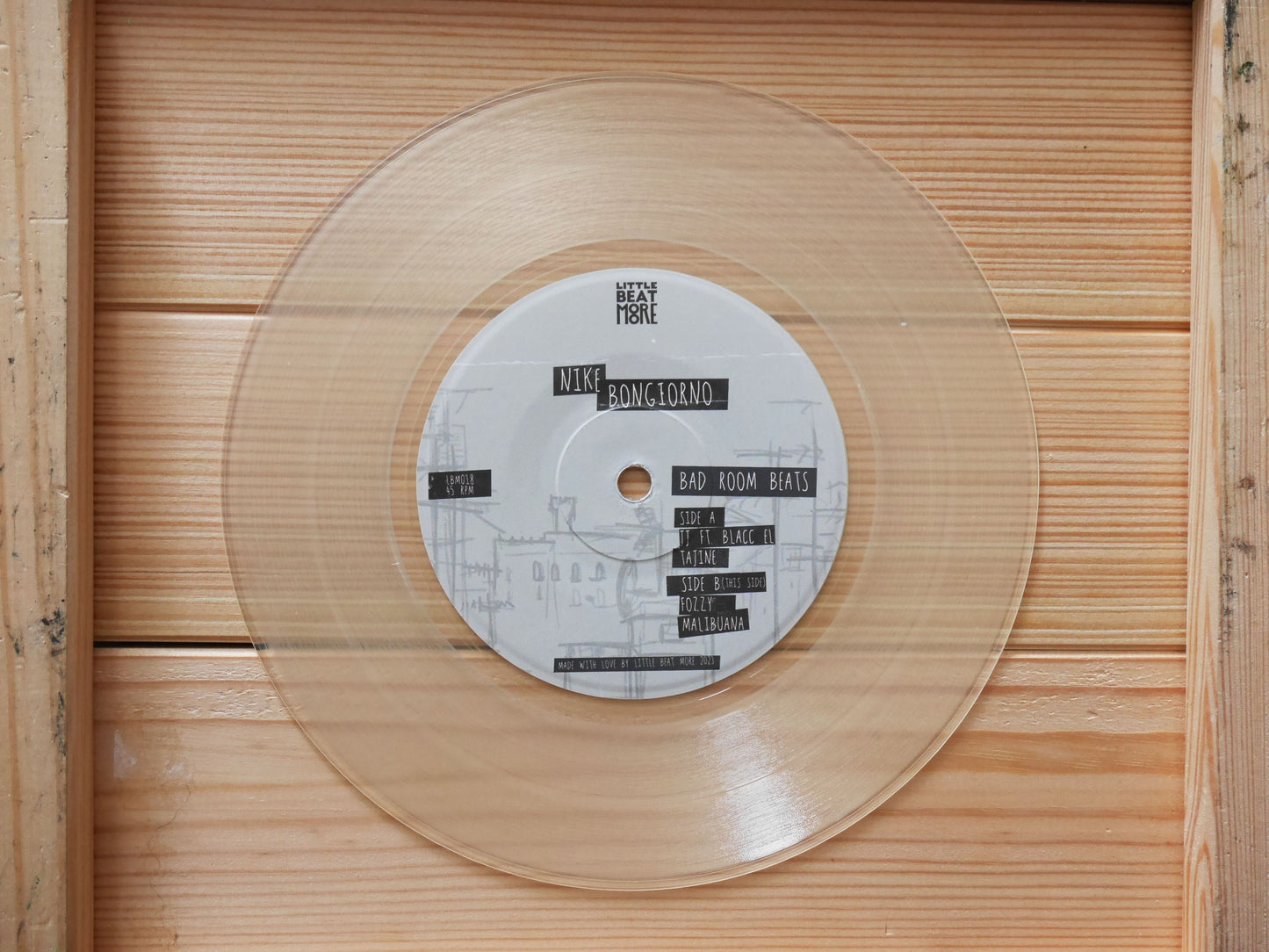 Nike Bongiorno - Bad Room Beats [7" Clear Vinyl]