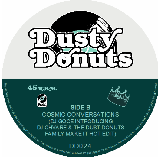 Dusty Donuts - Vol 24 (DJ Goce - Sweet Invitations/Cosmic) [7" Cola Bottle Green Vinyl]
