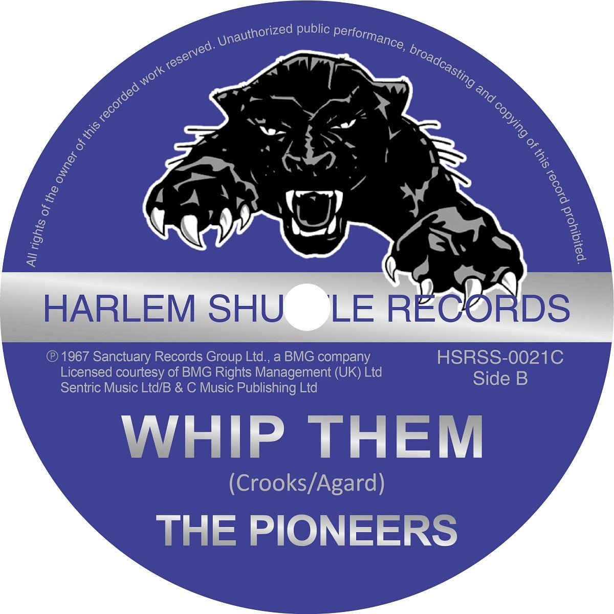 THE PIONEERS - “SOME HAVING A BAWL” / “WHIP THEM” (7")