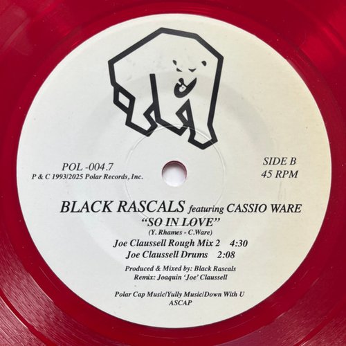Black Rascals - So In Love (Joe Claussell Remix) [7" Red Vinyl]