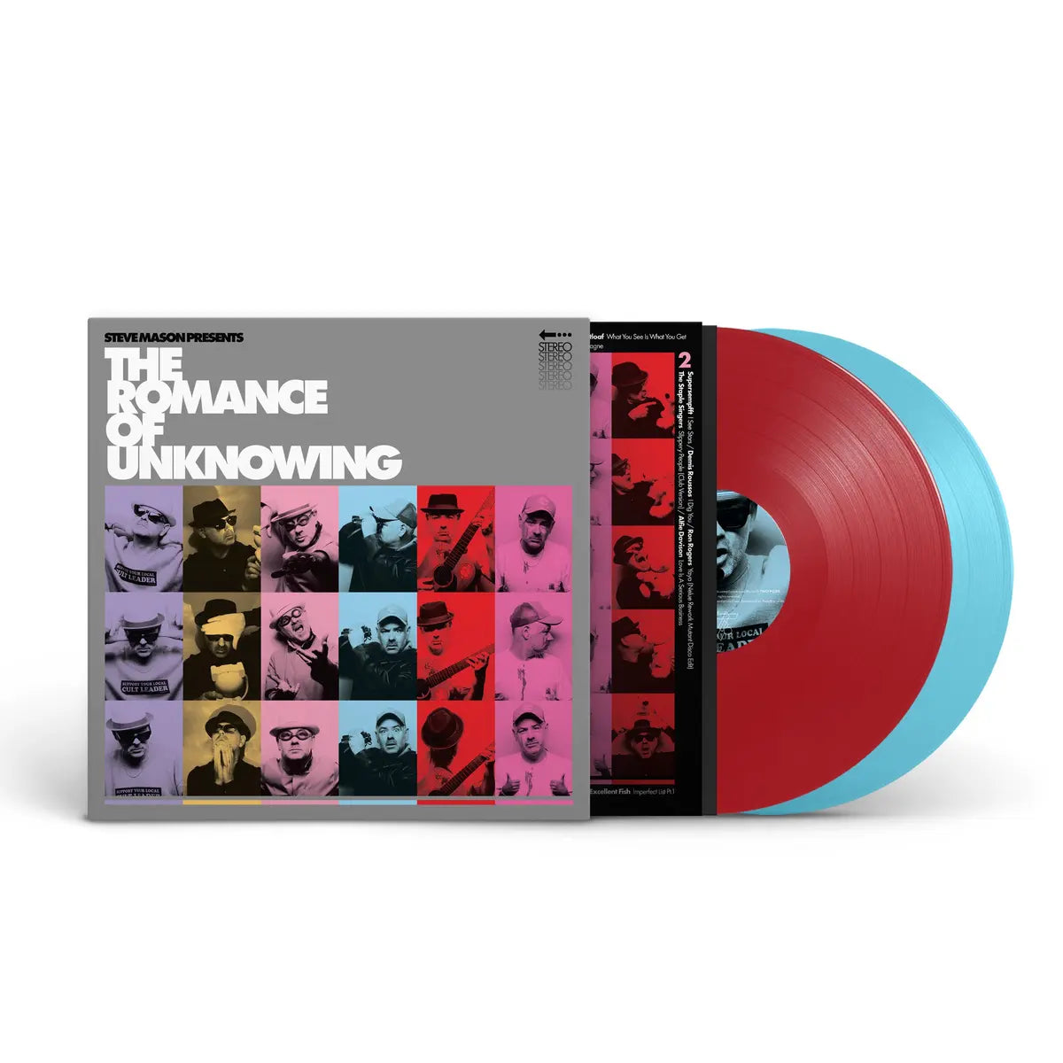 VARIOUS ARTISTS - STEVE MASON PRESENTS: THE ROMANCE OF UNKNOWING (DELUXE RED STONE & CRYSTAL BLUE VINYL)