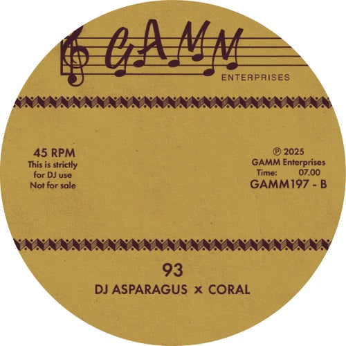 DJ ASPARAGUS X CORAL - 500/93