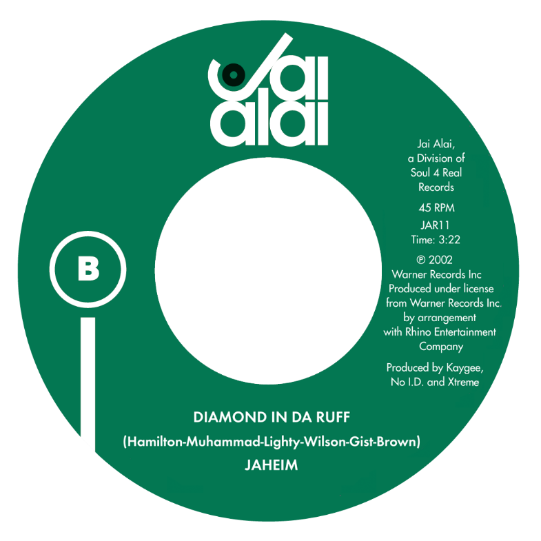 JAHEIM - JUST IN CASE / DIAMOND IN DA RUFF [7" Vinyl]