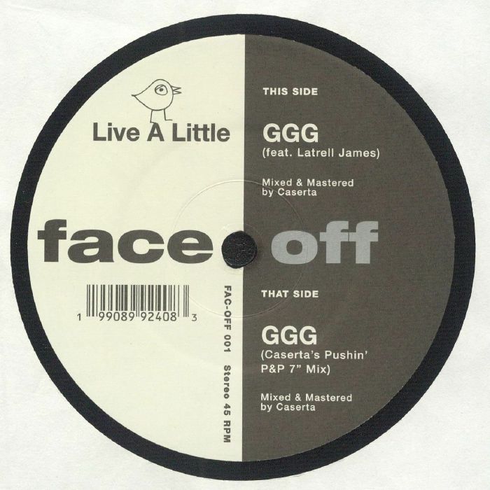 LIVE A LITTLE feat LATRELL JAMES - GGG [7" Vinyl]